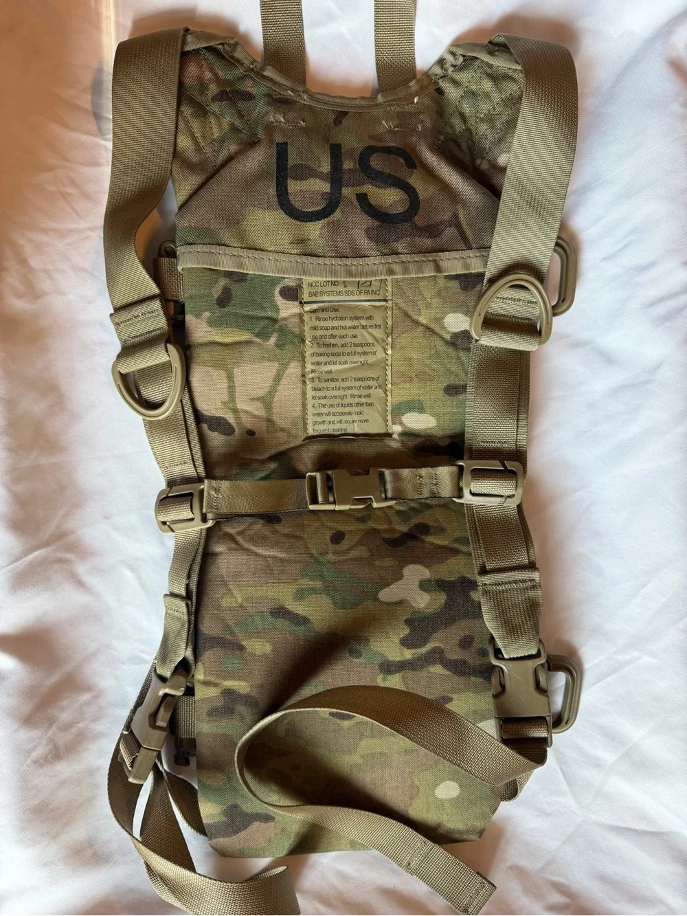 U.S. Army Multicam Hydration Pack – Coyote and Olive Blend
